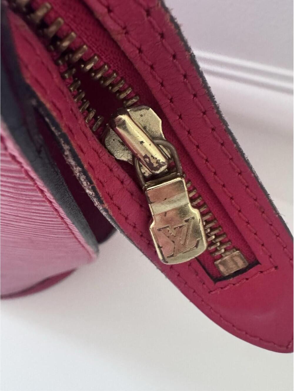 Louis Vuitton Saint Jacques Shoulder Bag Castilian Red Epi Leather - Picture 4 of 9
